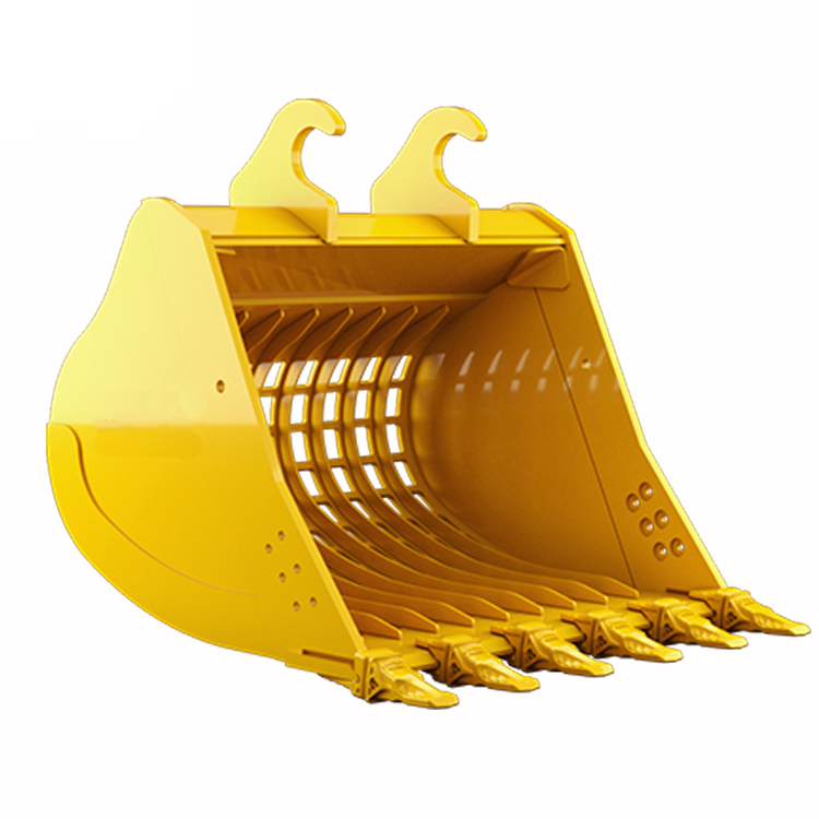 Excavator Attachment Screening Vibrating Skeleton Bucket