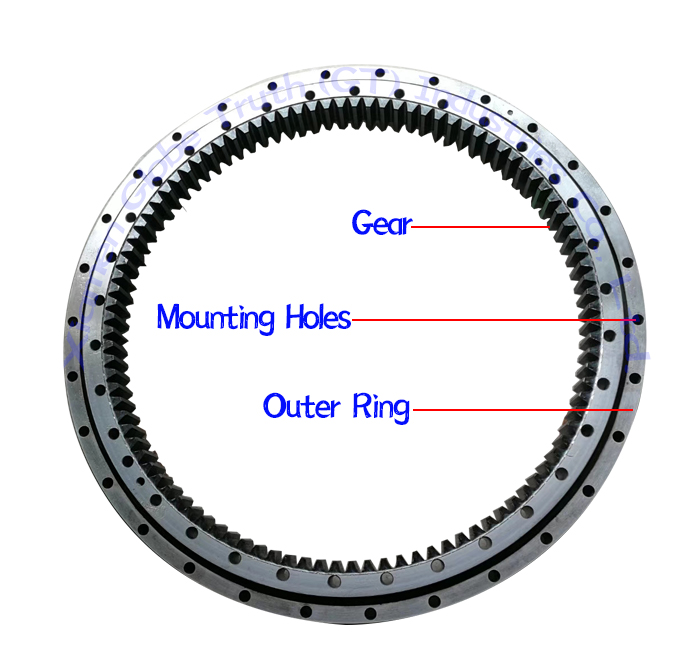 China Manufacture Doosan DH150LC-7 DH200-5 DH210W DH215-7 Slewing Bearing