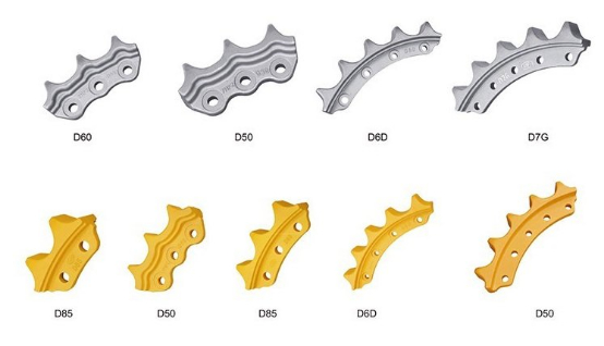 Forging segment group for Shantui bulldozer SD13,SD16,SD22,SD23,SD24,SD32,SD42,SD52